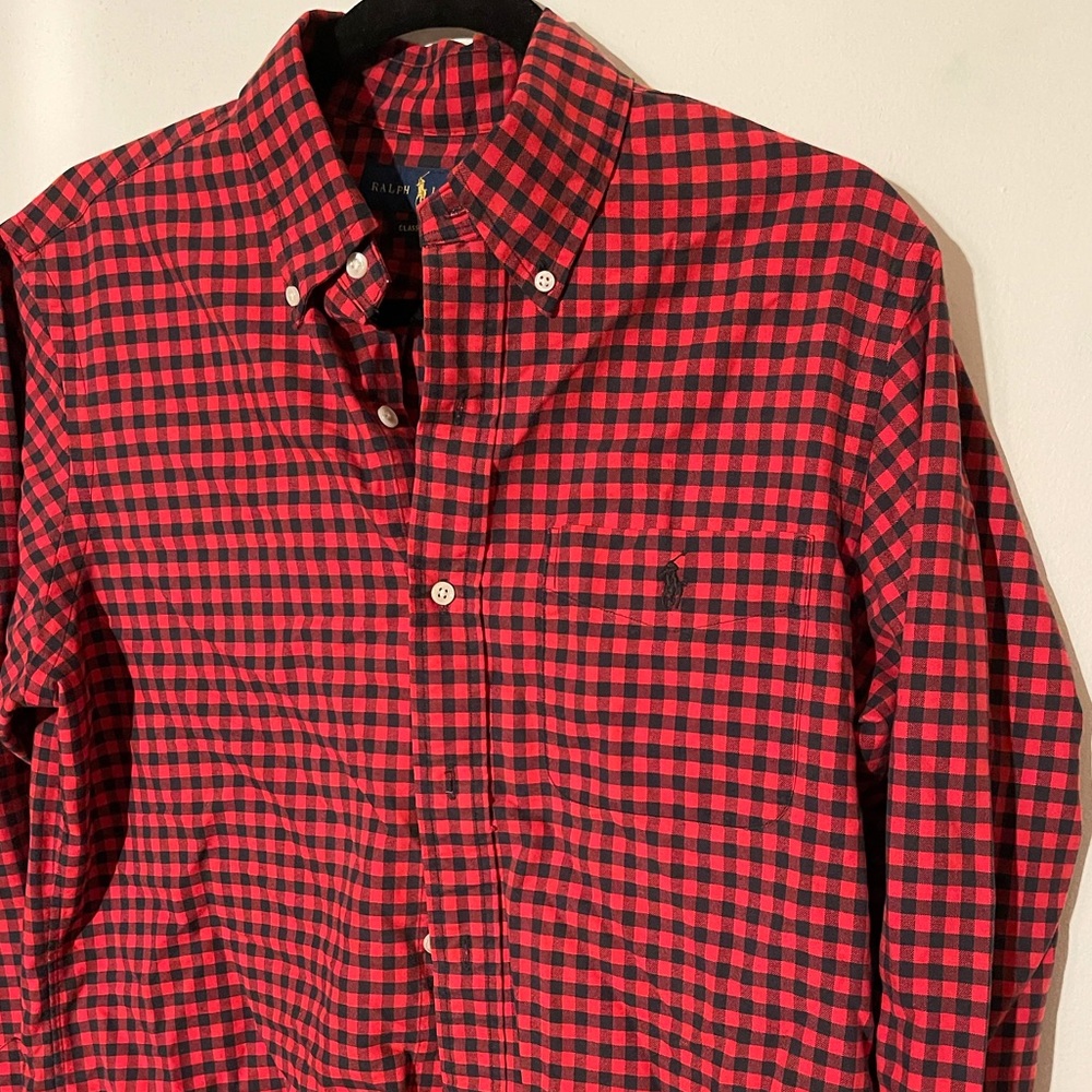 Ralph Lauren Patterned Button Down - image 1